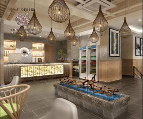 重庆火锅店设计装饰效果图