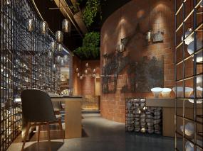 重庆火锅店装修实物图片