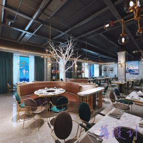 最新重庆火锅店设计装饰效果图