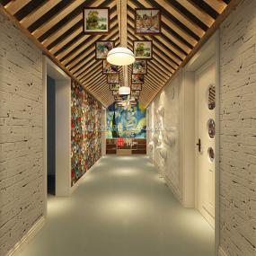 高端幼儿舞蹈培训学校装修效果图