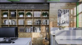 高档loft风格办公室装修效果图