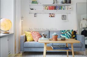 宜家风格公寓装修实物图片