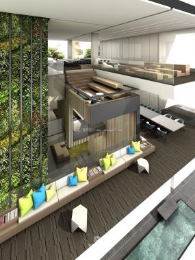 精装修写字楼装修装潢效果图