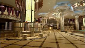 高档洗浴中心装修效果图