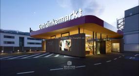 超市装饰效果图