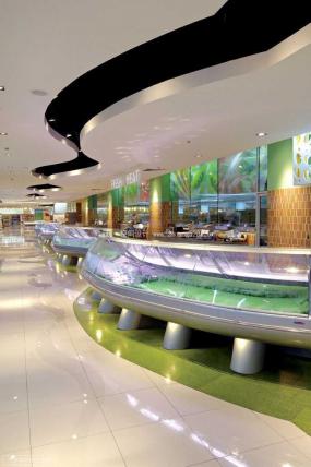 高端大型超市装修效果图