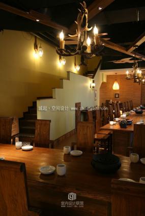 韩式自助餐厅装修设计效果图