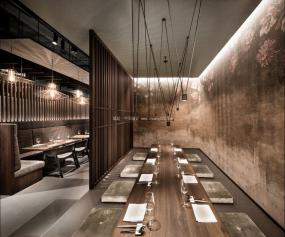 韩式自助餐厅装修效果图