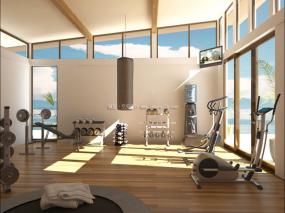 最新个性健身房设计装饰效果图片