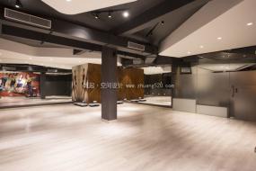 工业风健身房装修设计效果图