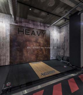 时尚健身房装潢效果图