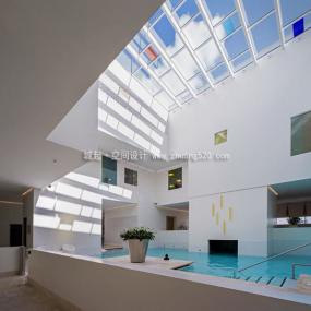 时尚健身房设计装修效果图片