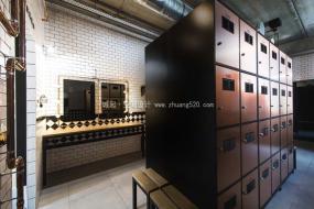 高档工业风健身房装修效果图