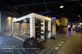 美式风格健身房装潢效果图片