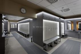 重工业风格健身房装修实物图片