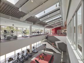 美式风格健身房装潢设计效果图片