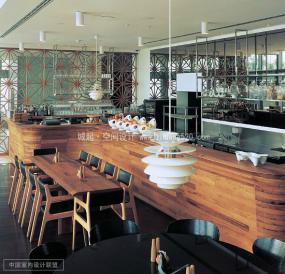 连锁西餐厅装饰设计效果图