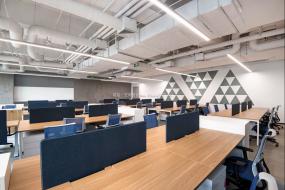 传统型办公室装潢效果图