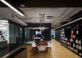 最新传统型办公室装饰实景图