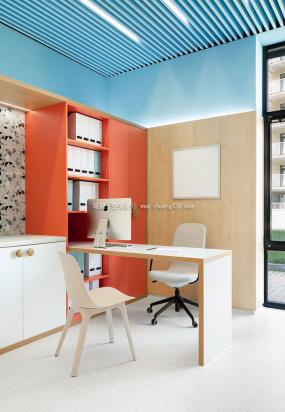 新能源科技公司装潢效果图片