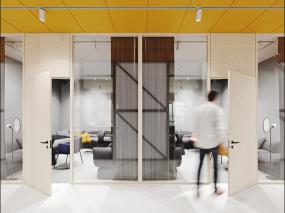 教育咨询公司设计装饰效果图