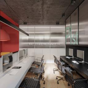 进出口贸易公司装修实物图片