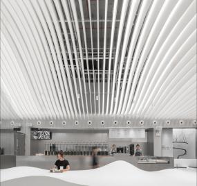 最新网红咖啡厅装修设计效果图