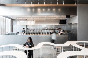 网红咖啡厅装潢设计效果图片