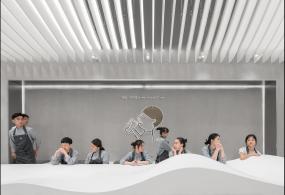 网红咖啡厅装修设计效果图片