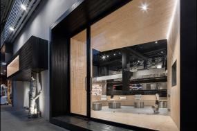 工业风咖啡厅装修高清图片