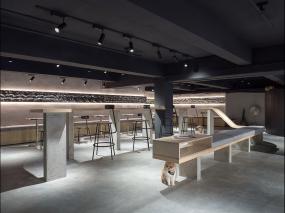 工业风咖啡厅装修效果图片