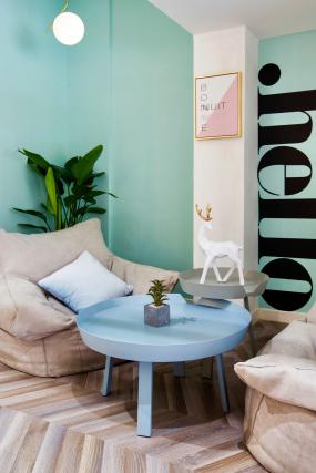 欧式咖啡厅装修实物图片