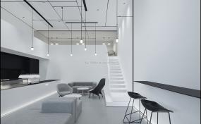 现代咖啡厅装潢效果图