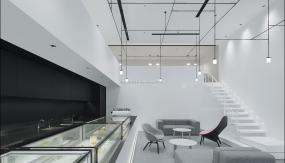 2019年现代咖啡厅装修效果图