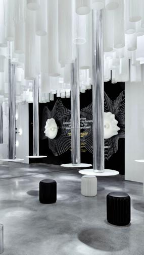 网红甜品店设计装饰图