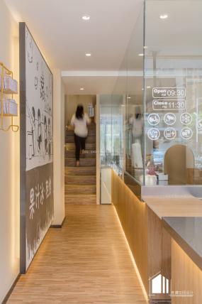 上海甜品店装潢设计效果图片