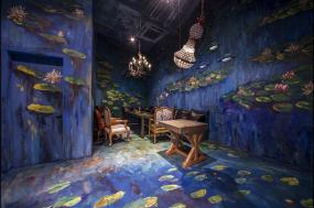 复古咖啡厅装修实物图片