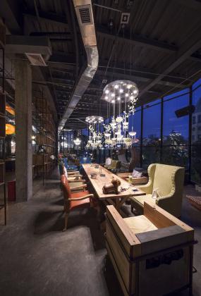 复古咖啡厅装饰效果图片