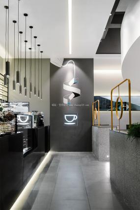 网红奶茶店装修实物图片