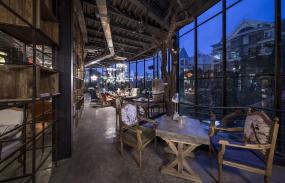 复古咖啡厅装修高清效果图