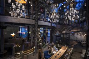 复古咖啡厅装修图片