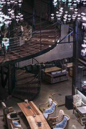 2019复古咖啡厅装修效果图