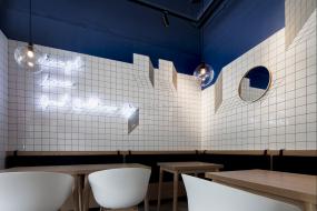 连锁奶茶店设计装饰效果图片