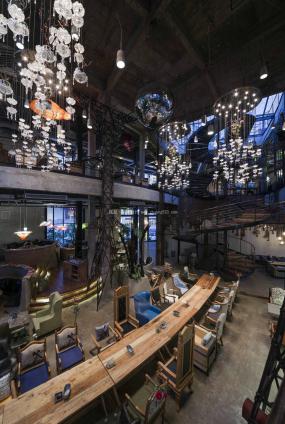 最新复古咖啡厅装修设计效果图