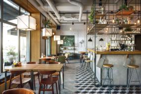 连锁咖啡厅设计装饰效果图片