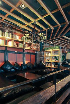 最新连锁咖啡厅设计装饰效果图片