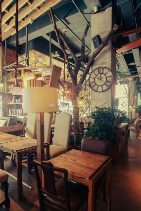 连锁咖啡厅装修设计效果图