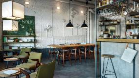 连锁咖啡厅设计装饰图