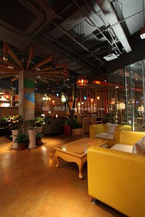连锁咖啡厅装修装潢效果图