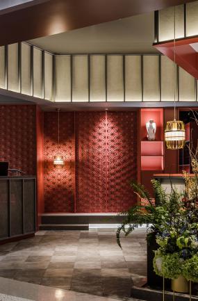 沙龙美发店装修高清效果图